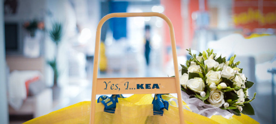 dekoracje ślubne z IKEA